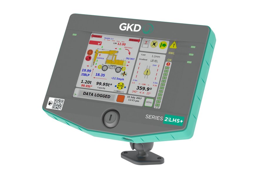 GKD’s Series 2 Rated Capacity Indicator with ‘rail’ upgrade
